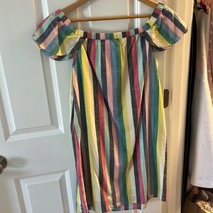 Jcrew off the shoulder dress